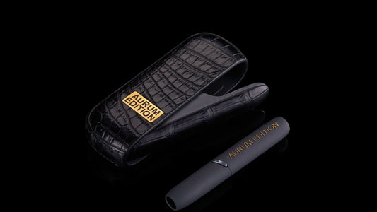 Aurum – Exklusiver IQOS (Alligatorleder + 24K Gold Plate)