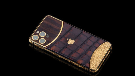 Luxus iPhone Brown Edition IPHONE 17 PRO MAX mit 24K Gold – TechnoLoot