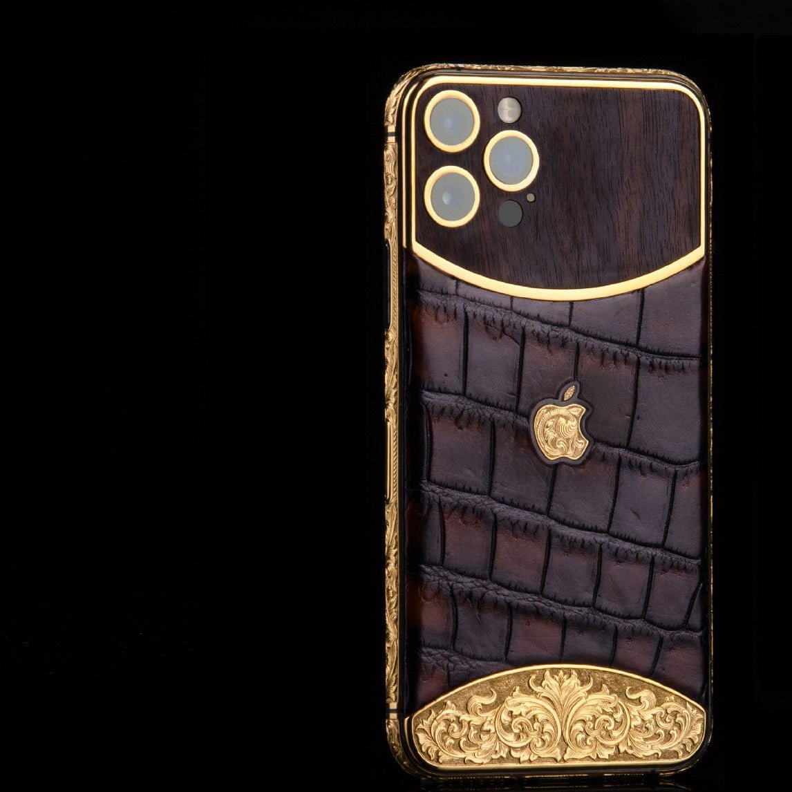 Luxus iPhone Brown Edition IPHONE 17 PRO MAX mit 24K Gold – TechnoLoot