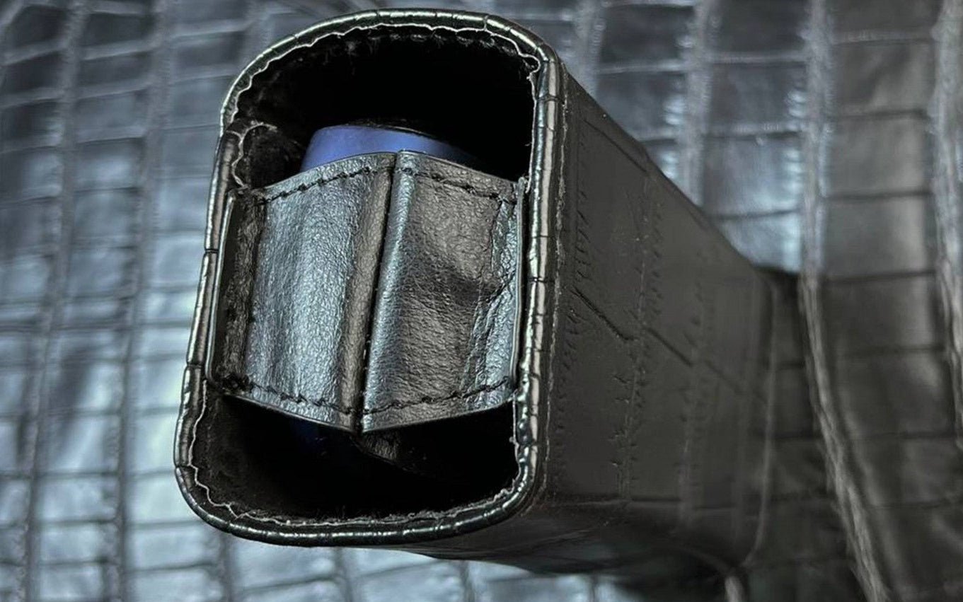 Luxus iPhone Classic Edition – Premium Case für IQOS (Krokodilleder) mit 24K Gold – TechnoLoot