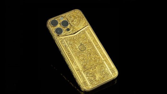 Luxus iPhone Royal Tracery IPHONE 17 PRO MAX mit 24K Gold – TechnoLoot