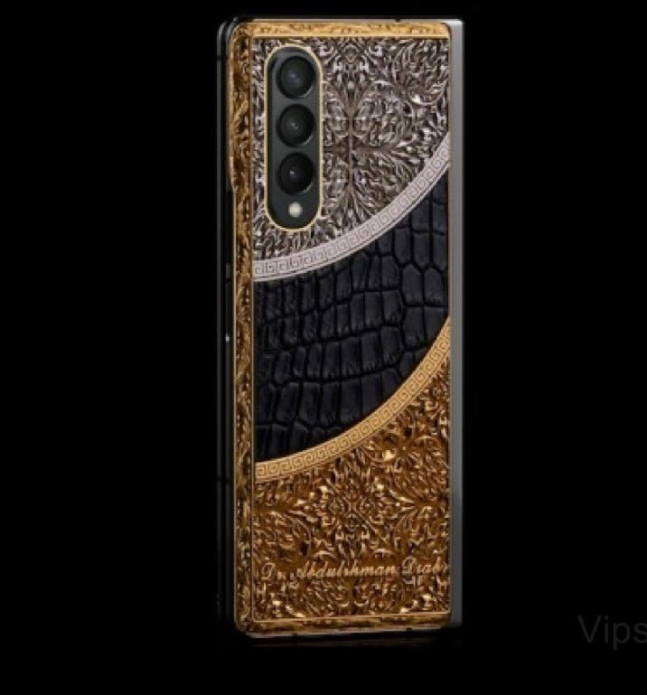 Luxus iPhone Samsung Galaxy Z Fold 3 512GB Gold Edition mit 24K Gold – TechnoLoot