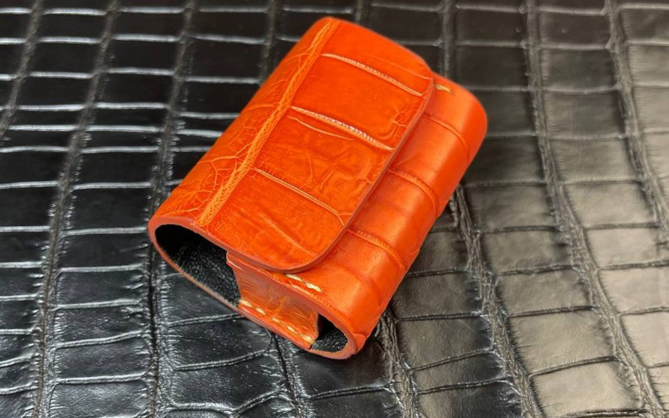 Glamorous Crocodile – Elite Case für AirPods Pro (Krokodilleder)