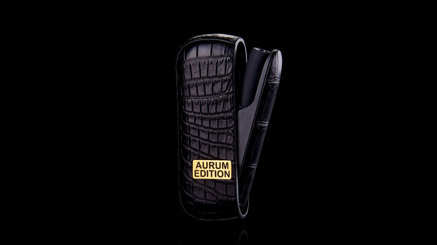 Aurum – Exklusiver IQOS (Alligatorleder + 24K Gold Plate)