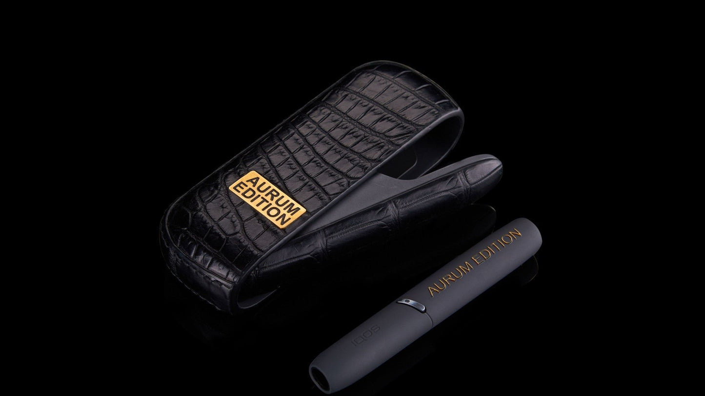 Luxus iPhone Aurum – Exklusiver IQOS (Alligatorleder + 24K Gold Plate) mit 24K Gold – TechnoLoot