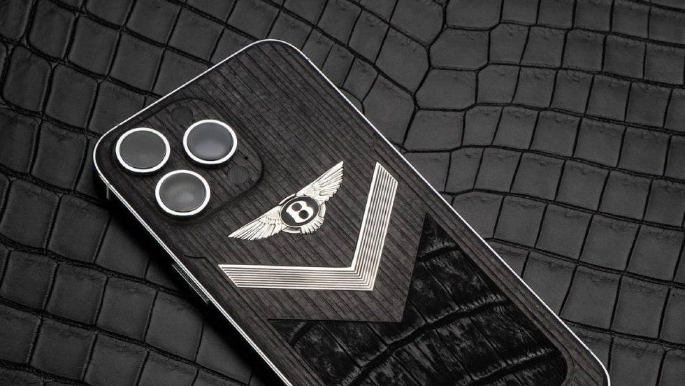 Luxus iPhone Bentley Style – iPhone 17 Pro Max mit 24K Gold – TechnoLoot