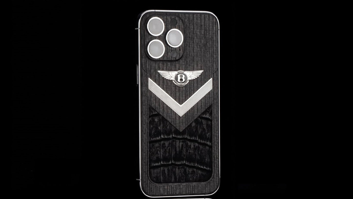 Luxus iPhone Bentley Style – iPhone 17 Pro Max mit 24K Gold – TechnoLoot