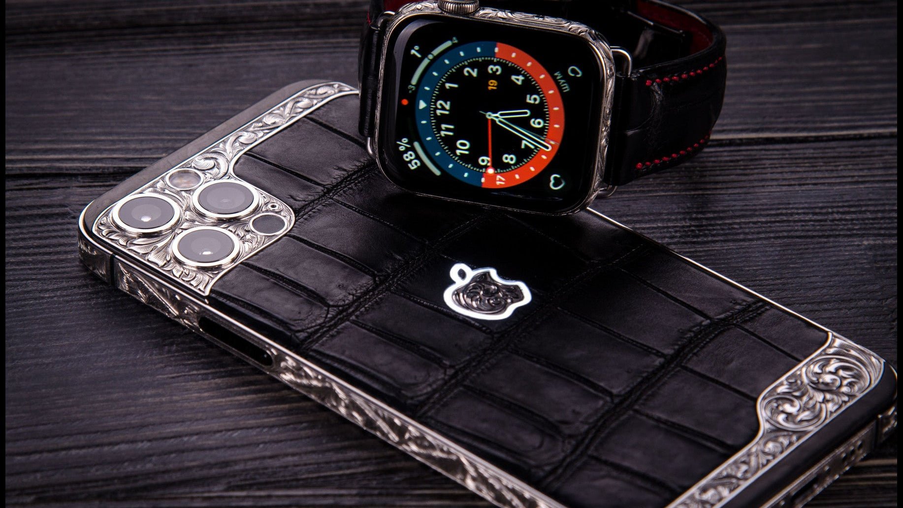 Luxus iPhone Black Shadow IPHONE 17 PRO MAX mit 24K Gold – TechnoLoot