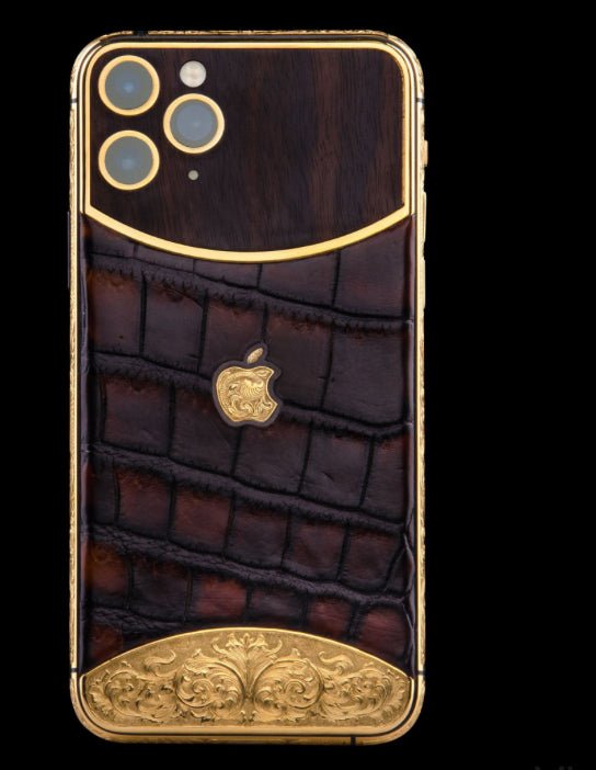 Luxus iPhone Brown Edition IPHONE 11 PRO MAX 512 GB mit 24K Gold – TechnoLoot