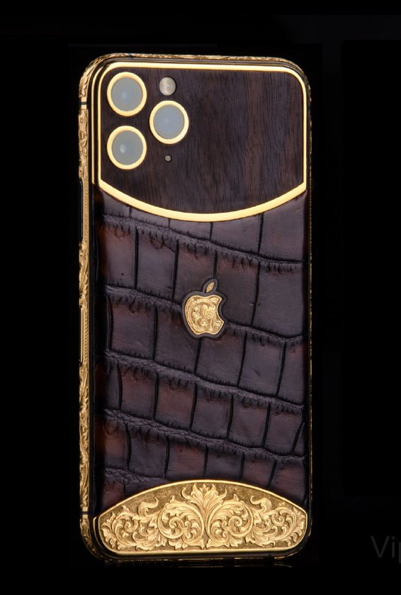 Luxus iPhone Brown Edition IPHONE 11 PRO MAX 512 GB mit 24K Gold – TechnoLoot