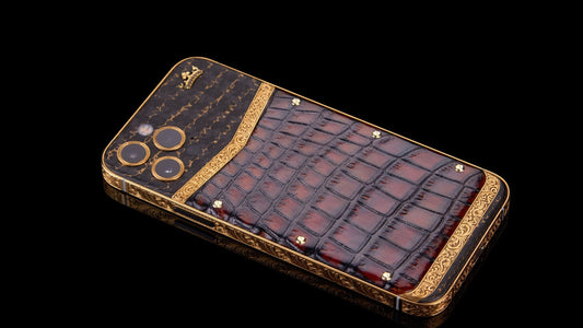 Luxus iPhone Brown King – iPhone 17 Pro Max mit 24K Gold – TechnoLoot