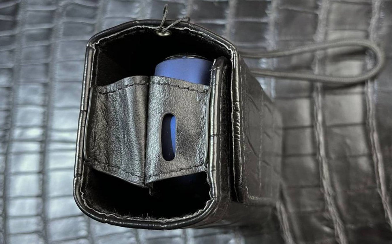 Luxus iPhone Classic Edition – Premium Case für IQOS (Krokodilleder) mit 24K Gold – TechnoLoot