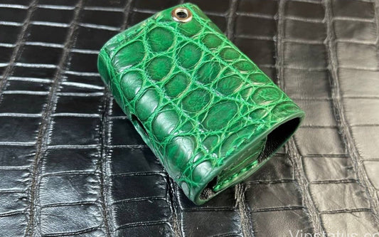 Luxus iPhone Exotic Style – Premium Case für AirPods 3 (Krokodilleder) mit 24K Gold – TechnoLoot