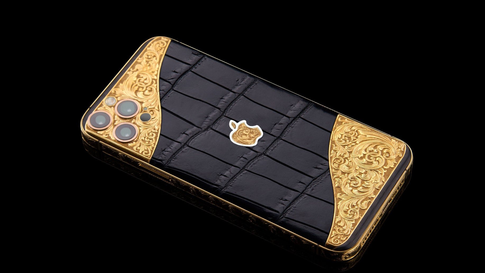 Luxus iPhone Gold Aristocrate IPHONE 17 PRO MAX mit 24K Gold – TechnoLoot