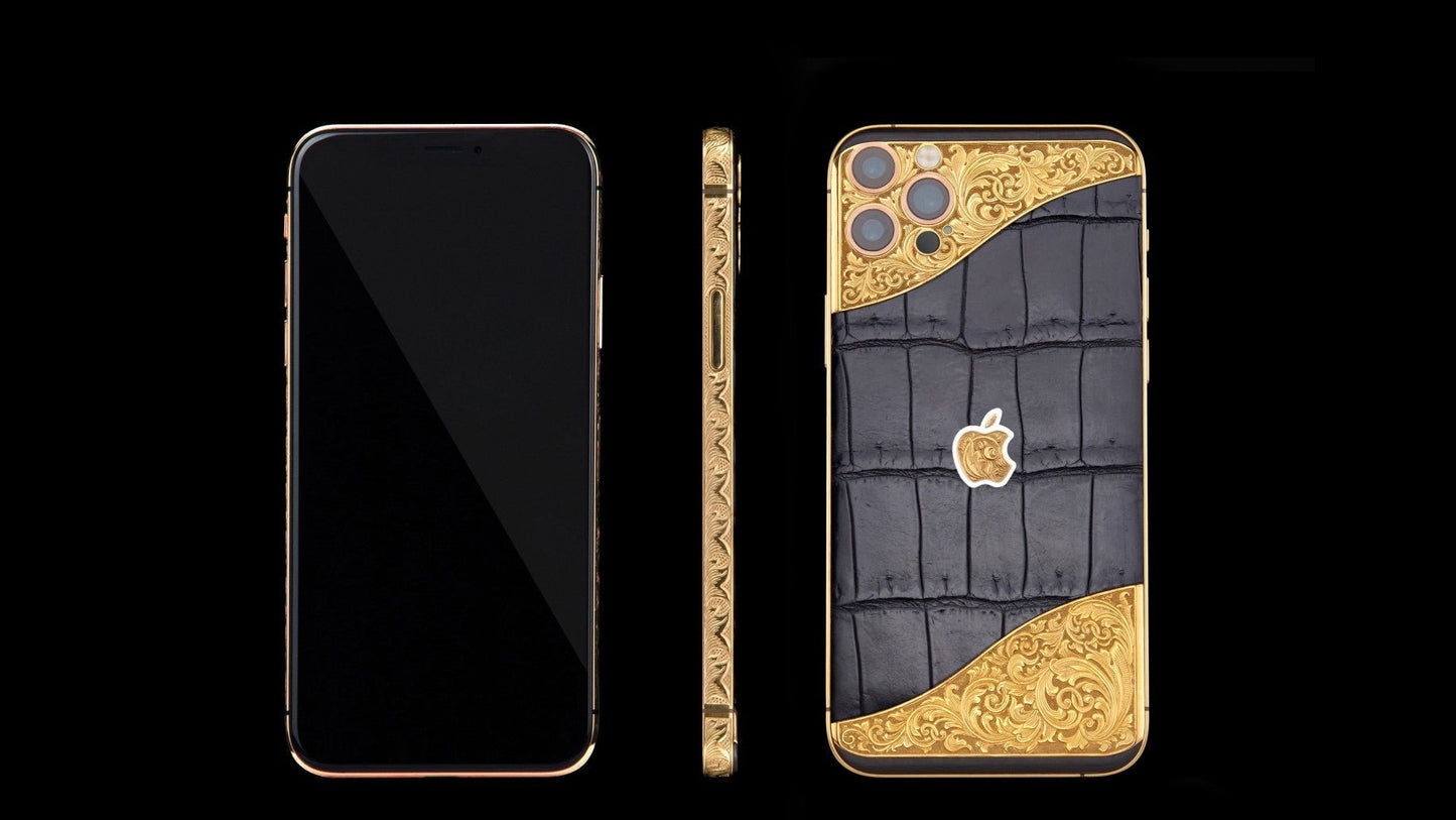 Luxus iPhone Gold Aristocrate IPHONE 17 PRO MAX mit 24K Gold – TechnoLoot