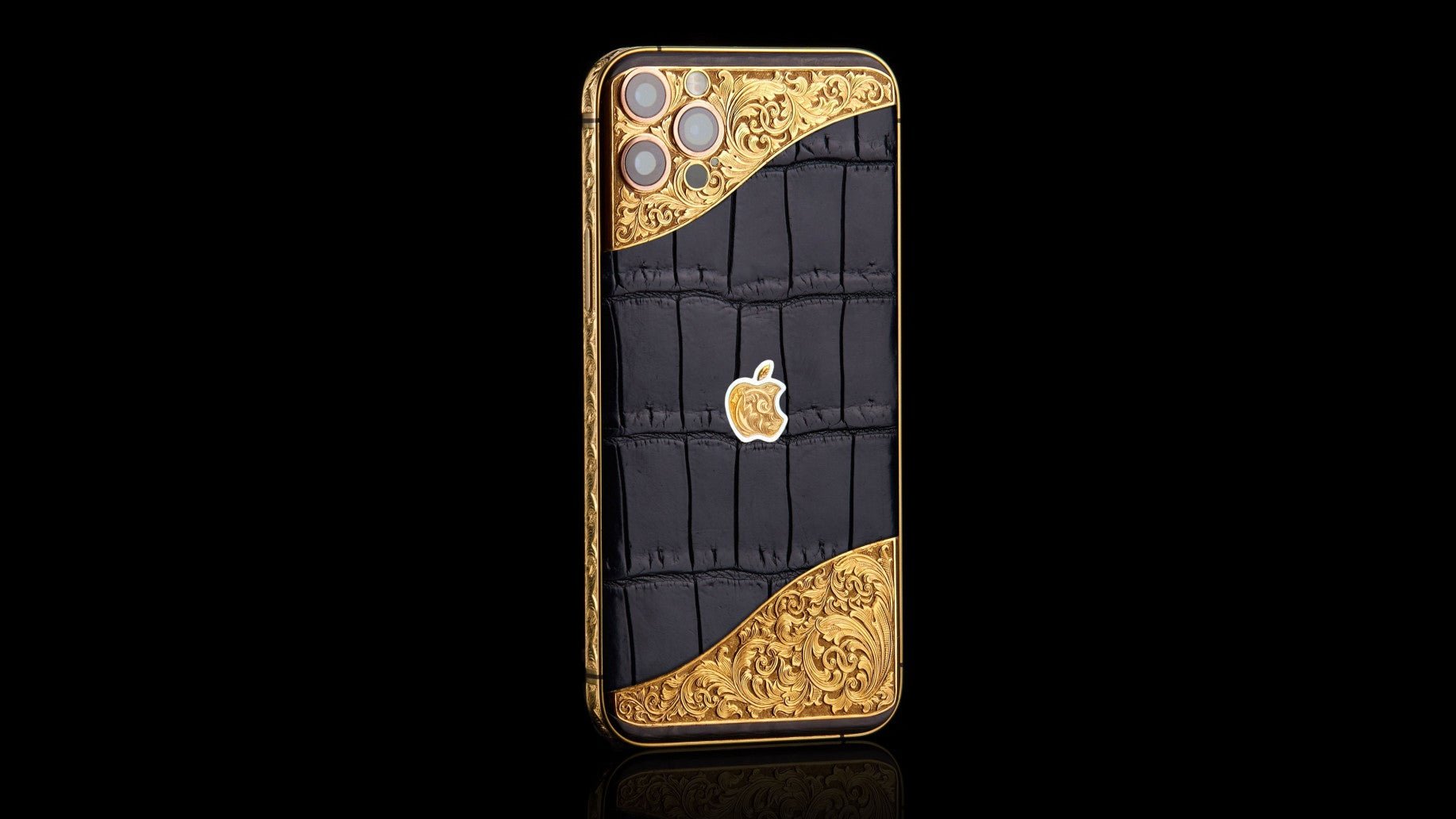 Luxus iPhone Gold Aristocrate IPHONE 17 PRO MAX mit 24K Gold – TechnoLoot