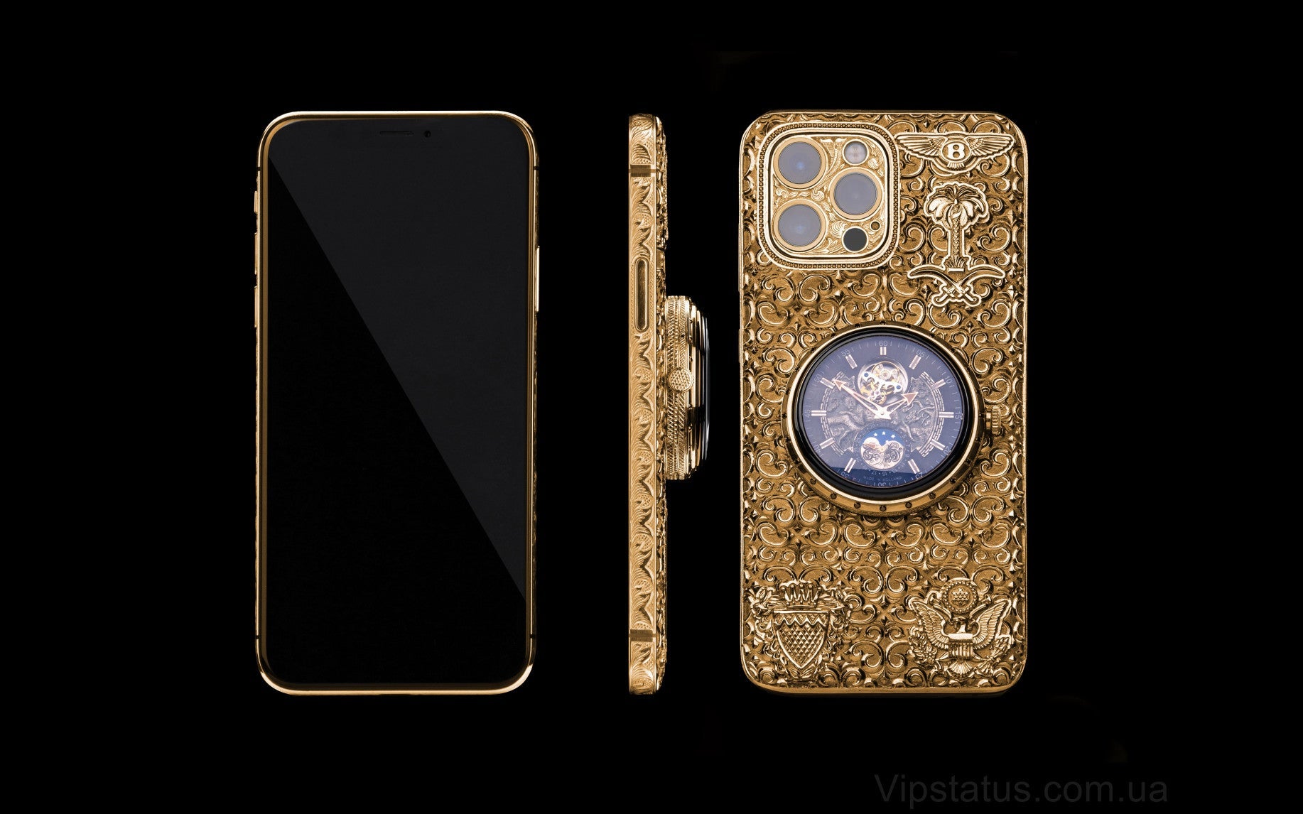 Luxus iPhone Golden Ring of Time IPHONE 15 PRO MAX 512 GB mit 24K Gold – TechnoLoot