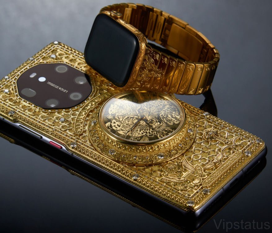 Luxus iPhone Huawei Mate 40RS Emperor mit 24K Gold – TechnoLoot