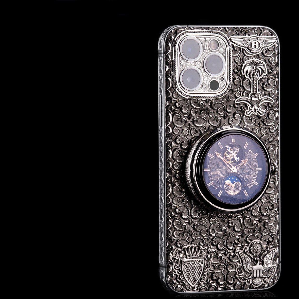 Luxus iPhone Platinum Ring of Time IPHONE 16 PRO MAX 512 GB mit 24K Gold – TechnoLoot