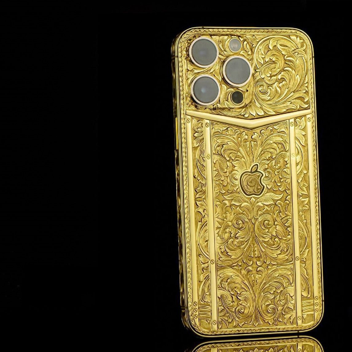 Luxus iPhone Royal Tracery IPHONE 17 PRO MAX mit 24K Gold – TechnoLoot