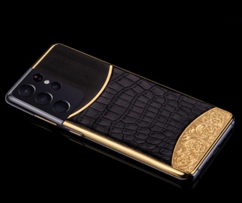 Luxus iPhone Samsung Galaxy S21 Ultra Lux Edition mit 24K Gold – TechnoLoot