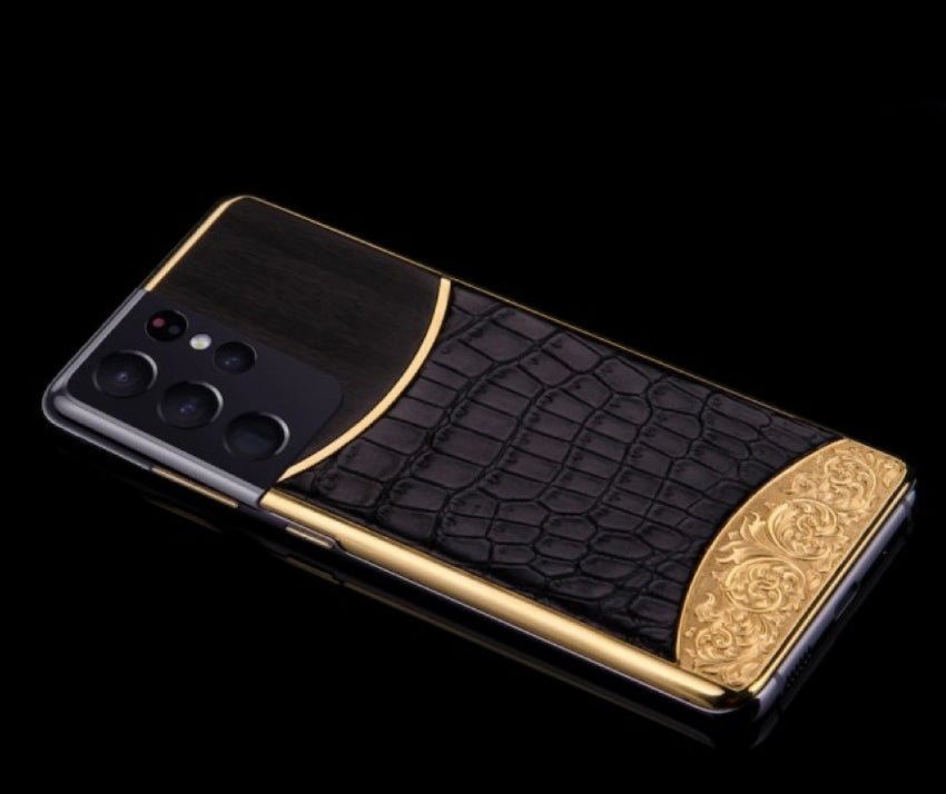 Luxus iPhone Samsung Galaxy S21 Ultra Lux Edition mit 24K Gold – TechnoLoot