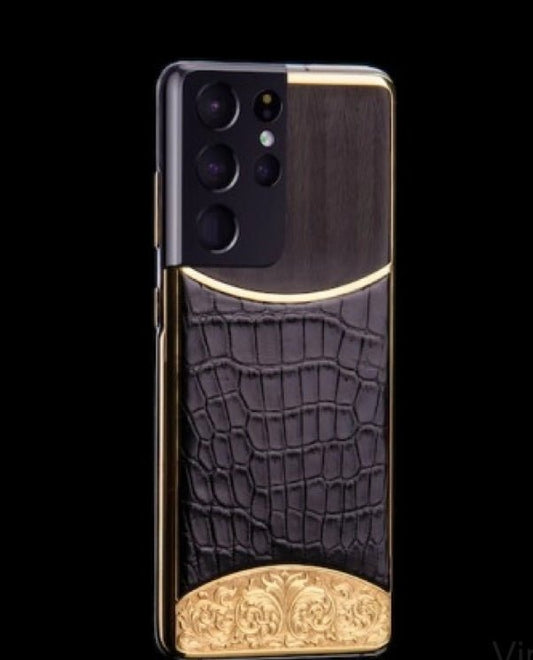 Luxus iPhone Samsung Galaxy S21 Ultra Lux Edition mit 24K Gold – TechnoLoot