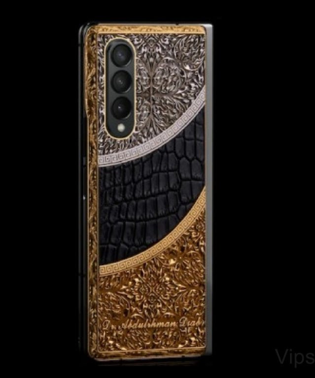 Luxus iPhone Samsung Galaxy Z Fold 3 512GB Gold Edition mit 24K Gold – TechnoLoot