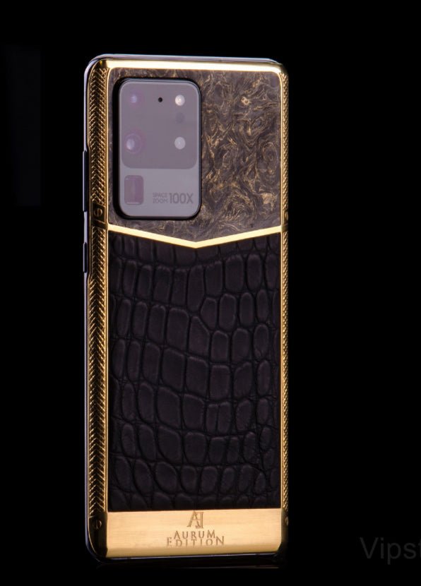 Luxus iPhone Samsung S20 Gold Star mit 24K Gold – TechnoLoot