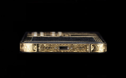Luxus iPhone Stealth Golden IPHONE 15 PRO MAX 512 GB mit 24K Gold – TechnoLoot