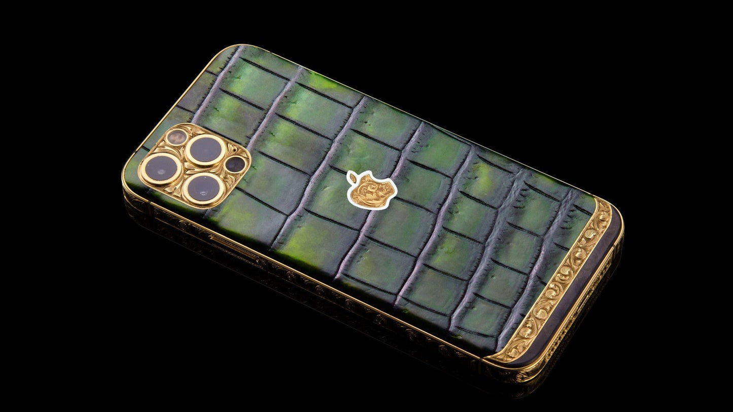 Luxus iPhone Vintage Gold IPHONE 17 PRO MAX mit 24K Gold – TechnoLoot