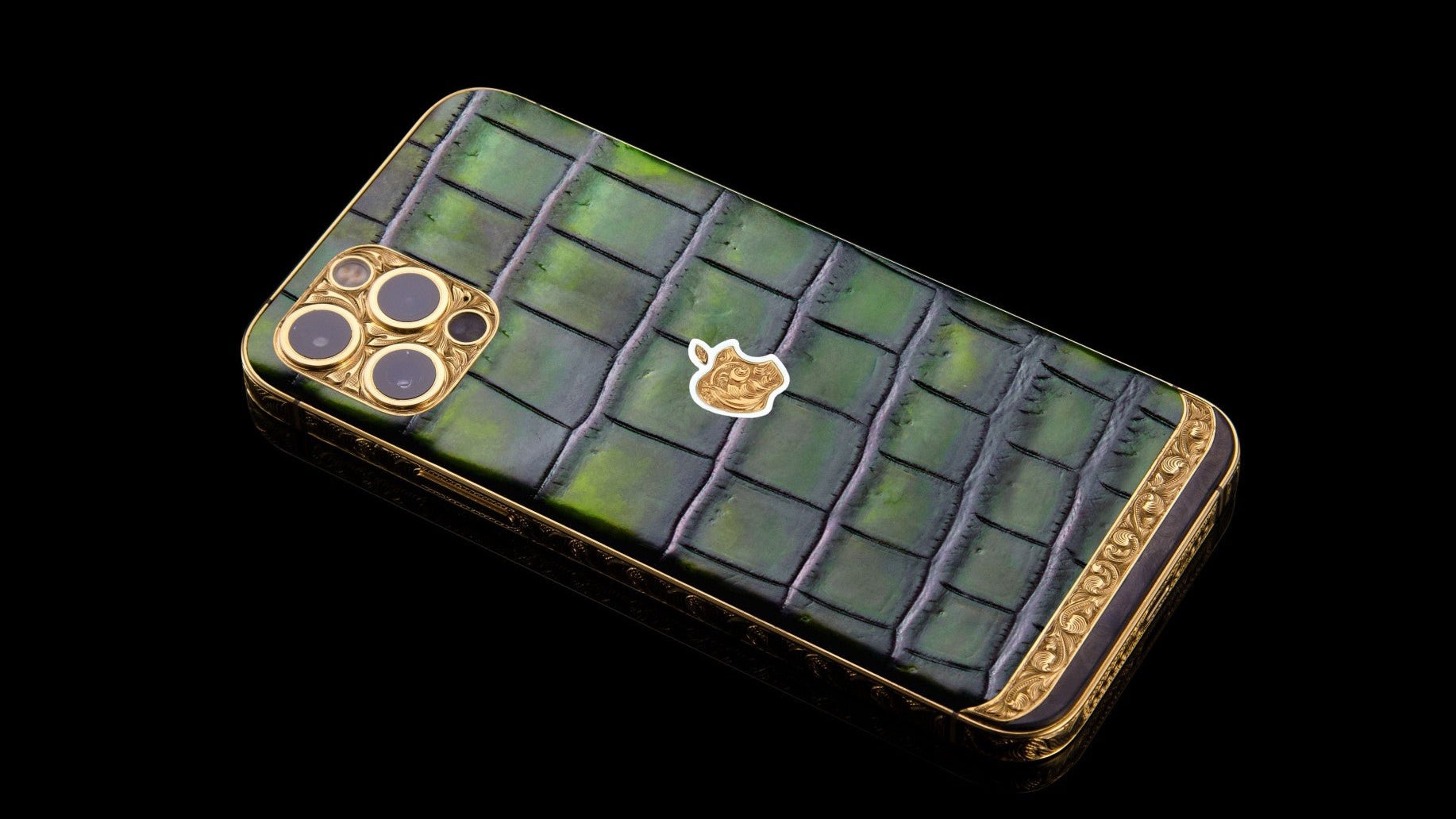 Luxus iPhone Vintage Gold IPHONE 17 PRO MAX mit 24K Gold – TechnoLoot