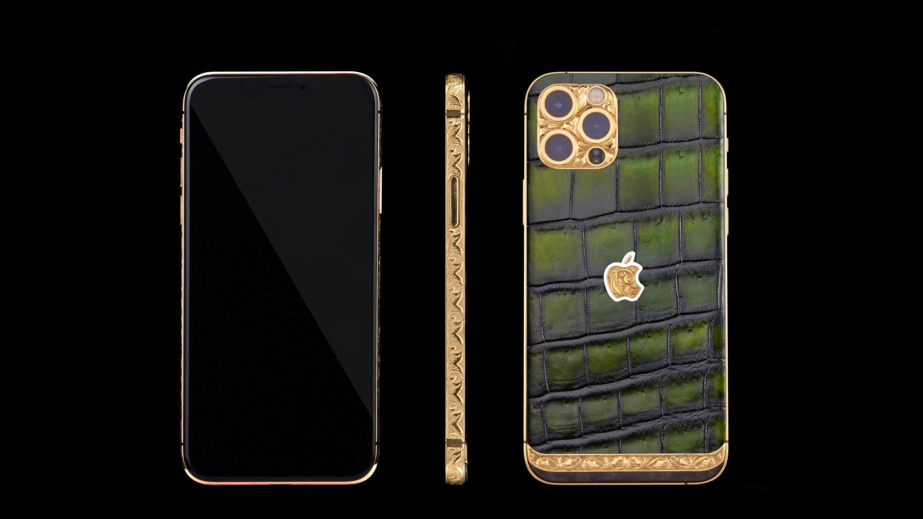 Luxus iPhone Vintage Gold IPHONE 17 PRO MAX mit 24K Gold – TechnoLoot